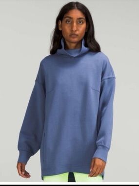 lululemon modal-blend turtleneck tunic water drop size 6